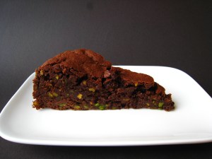 Can you see the specks of green? I love the way it contrasts agains the dark chocolate Can you see the specks of green? I love the way it contrasts agains the dark chocolate