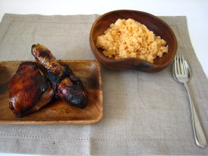Chicken Barbecue and Java Rice