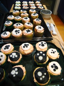 099 The cupcakes all decorated for the big day!