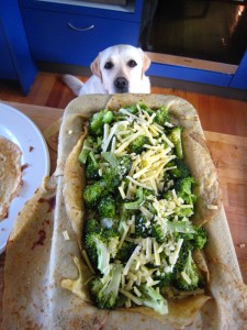 The broccoli layer - Baci... still watching