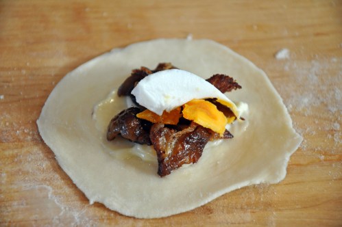 Adobo, salted eggs and mayonnaise