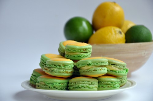 DSC_0181 Lemon Lime Macarons With Lemon Lime Curd Of Course!