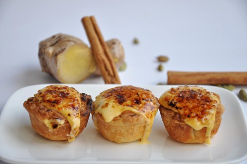 Flavoured with ginger, cardamom, and cinnamon