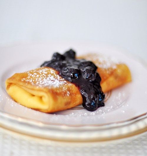 Blueberry Cheese Blintz