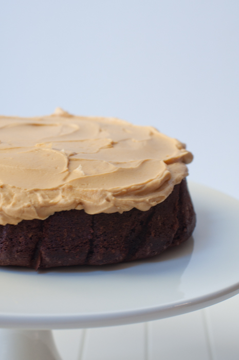 Chocolate Cake2 Devil's Food Cake with Peanut Butter Frosting