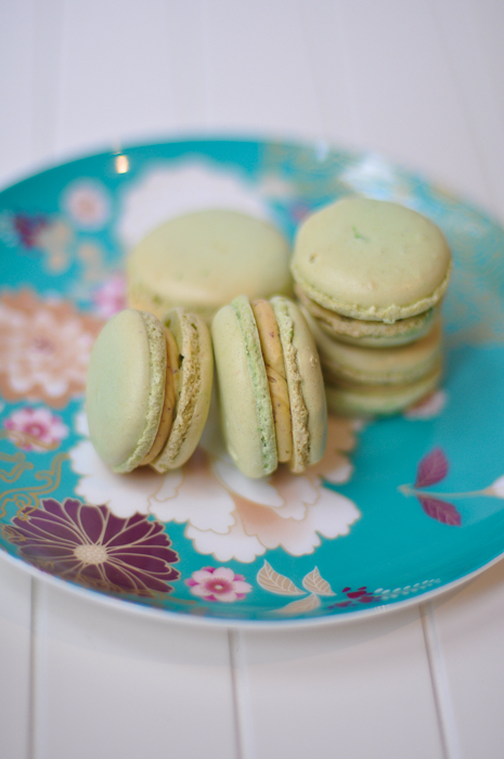 Pistachio Macarons