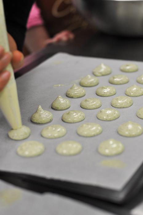Pistachio Macarons
