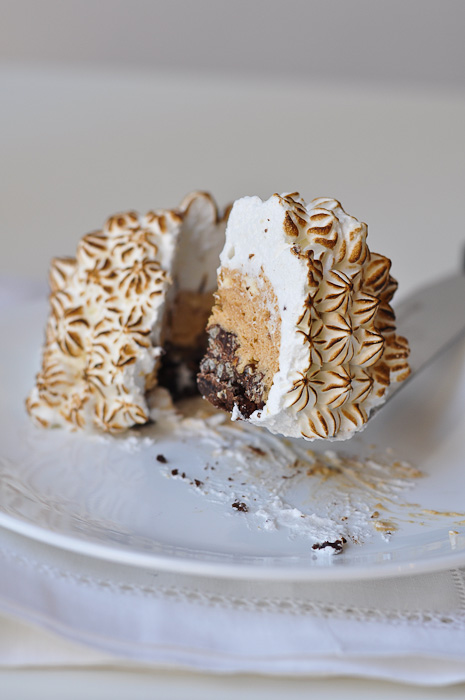 Chocolate and Hazelnut Bombe Alaska