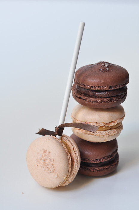 Macaron lollipops