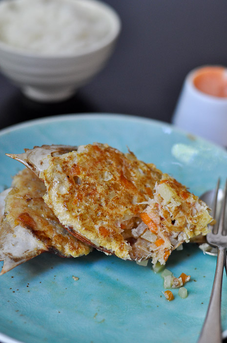 Relleno Alimasag (Philippine Style Stuffed Crab)