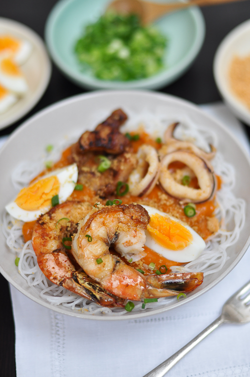 Pancit Palabok - Noodles with Shrimp Gravy