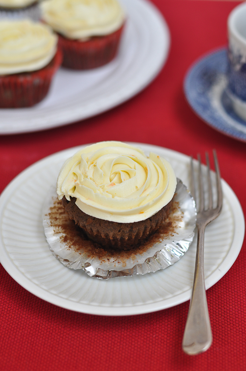 Chocolate Carrot Cake Muffins