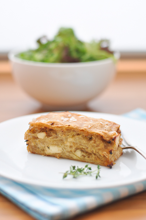 Onion Spanakopita (Braised Onion Pie)