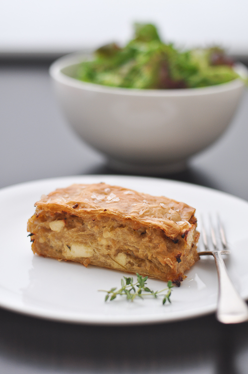 Onion Spanakopita (Braised Onion Pie)