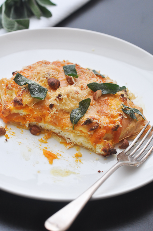 Pumpkin and Ricotta Lasagna