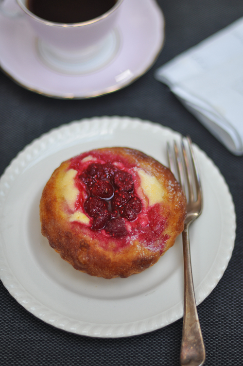 Raspberry and Cream Cheese Brioche