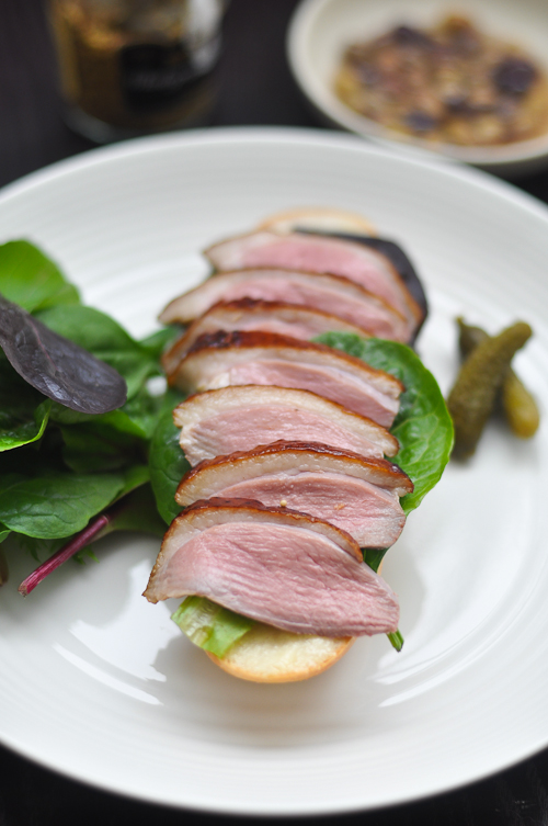 Duck Baguette - Smoked and Sous Vide