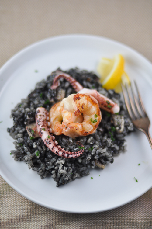 Arroz Negro (Paella with Squid Ink)